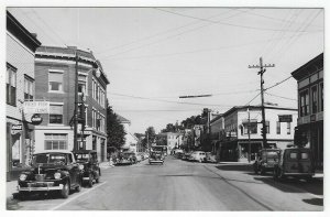 RPPC,  Springvale, Maine, View of Main Street