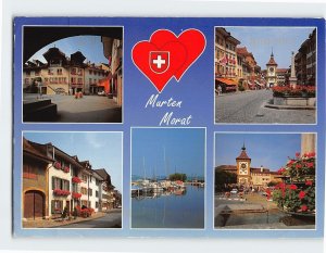 Postcard Beautiful Views in Murten Switzerland