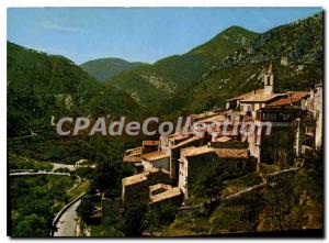 Postcard Old French Riviera Sainte Agnes Beautifully located in a beautiful d...