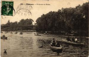 CPA PUTEAUX - pecheurs en Seine (740538)