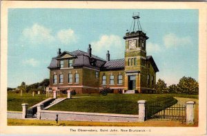 Postcard BUILDING SCENE St. John New Brunswick NB AL1626