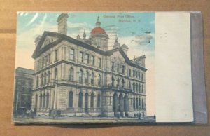 VINTAGE POSTCARD 1918 USED - GENERAL POST OFFICE, HALIFAX, NOVA SCOTIA, CANADA