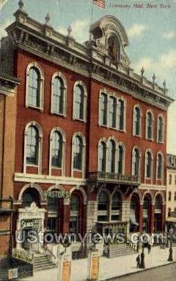 Tammany Hall in New York City, New York