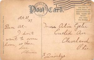 SPRINGFIELD OHIO IOOF HOME ODDFELLOWS HOME BOSSELMAN PUBLISHED POSTCARD 1907