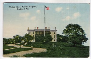 Portland, Me, United States Marine Hospital - Tichnor Brothers