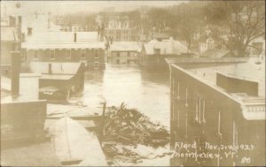 Montpelier VT Flood Damage 1927 Real Photo Postcard #8