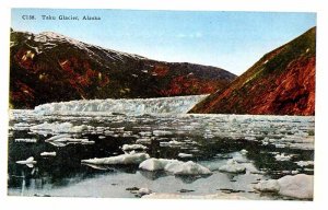 Postcard MOUNTAIN SCENE Taku Glacier Alaska AK AT7363