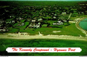 Massachusetts Cape Cod Hyannis Port The Kennedy Compound Aerial View