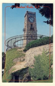 Central Falls, Rhode Island/RI Postcard, Cogswell Memorial Clock Tower