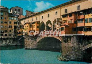 Postcard Modern Florence Old Bridge