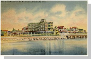 Oak Bluffs, Massachusetts/MA Postcard, Sea View Hotel, Cape Cod