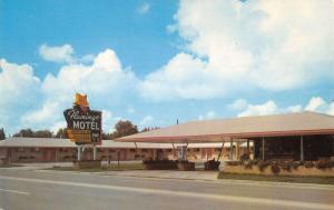 Dalhart Texas Flamingo Motel Street View Vintage Postcard K36484