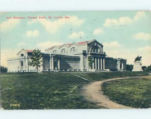 Divided-Back MUSEUM SCENE St. Louis Missouri MO d9874