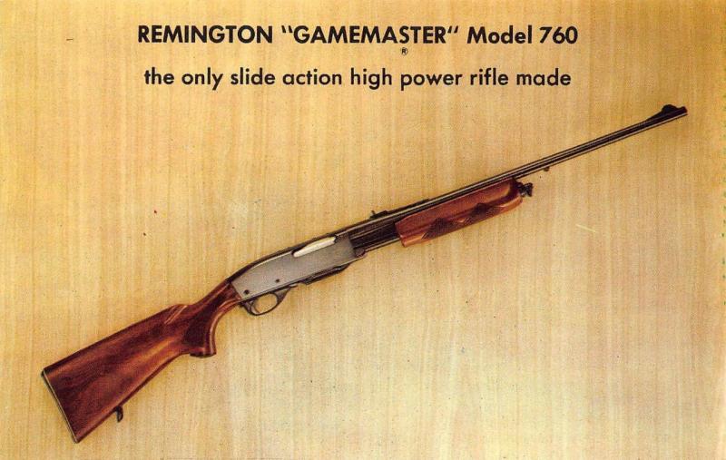 Remmington Gamemaster Model 760 Advertising Postcard