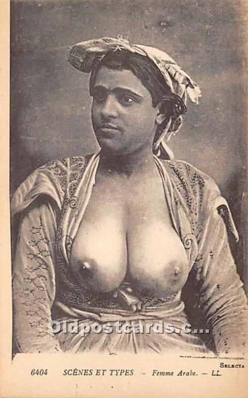 Femme Arabe Arab Nude Unused 