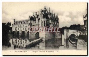 Postcard Old Chenonceau The Chateau of Eastern Facade