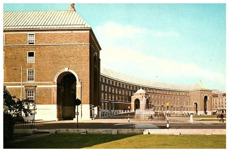 Lot 7 Bristol College Docks Cabot Tower Neptune England card