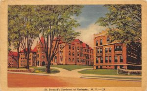 Rochester New York 1946 Postcard St. Bernard's Seminary