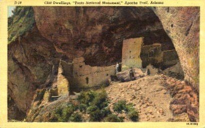 Tonto National Monument, - Apache Trail, Arizona AZ