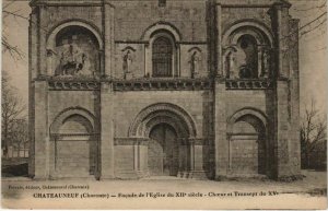 CPA Chateauneuf-sur-Charente Facade de l'Eglise FRANCE (1074238)