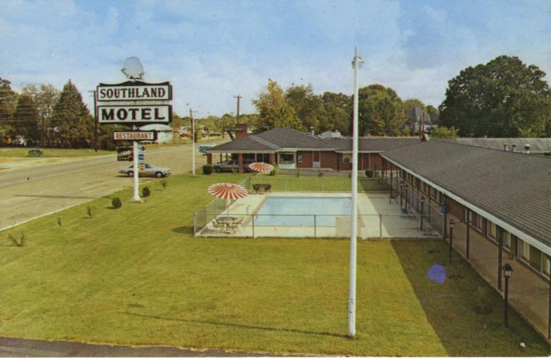 Southland Motel ~ New Albany MS Mississippi ~ US Highway 78 Motels Postcard