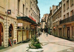 Postcard La Rue Du Pont Chalon Sur Saone Paris France