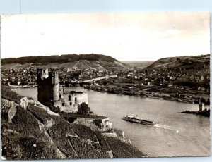M-84522 Ehrenfels ruins the Mouse Tower and Bingen am Rhein Germany