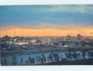 Unused Pre-1980 SUNSET OVER THE CITY Calgary Alberta AB F8370