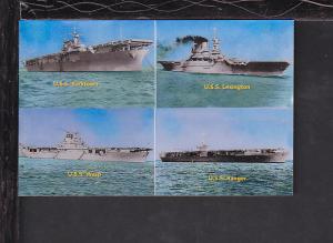 USS Yorktown,Lexington,Wasp,Ranger Postcard 