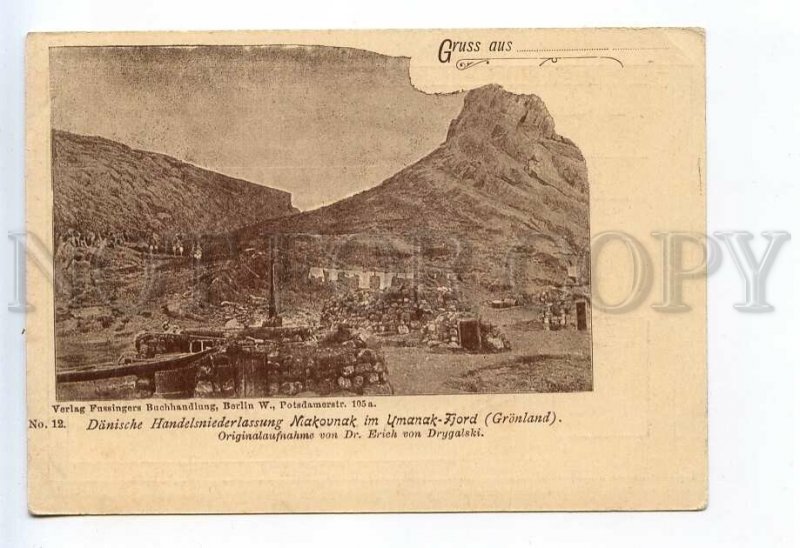 524255 Gruss Greenland polar exploration Danish trading post Nansen expedition