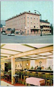 Postcard - Penn Belle Hotel and Bush House Tavern - Bellefonte, Pennsylvania