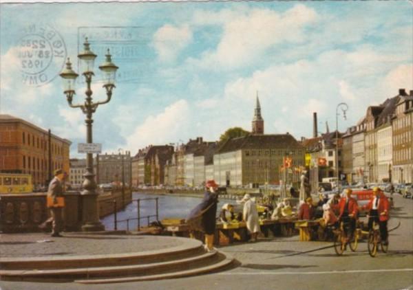 Denmark Copenhagen View Of Gammel Strand