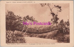 Africa Postcard - Wooden Bridge, Nelle Missioni Della Consolata RS37599