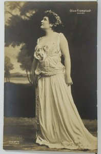 ACTRESS RPPC OLIVE FREMSTAD (FRAMSTADT) AS ISOLDE REAL PHOTO Postcard P9