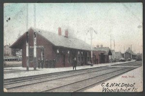 1911 PPC Woodstock IL C & N W Depot
