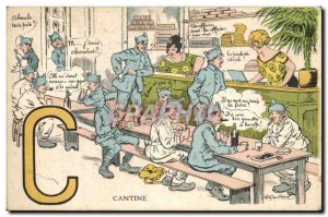 Old Postcard Army Canteen