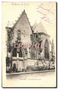 Old Postcard Vendome La Chapelle du Lycee