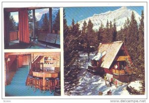 3-Views, Beautiful Tunnel Mountain Drive, Douglas Fir Chalets, Banff, Alberta...