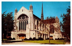 Postcard CHURCH SCENE Gary Indiana IN AP0376