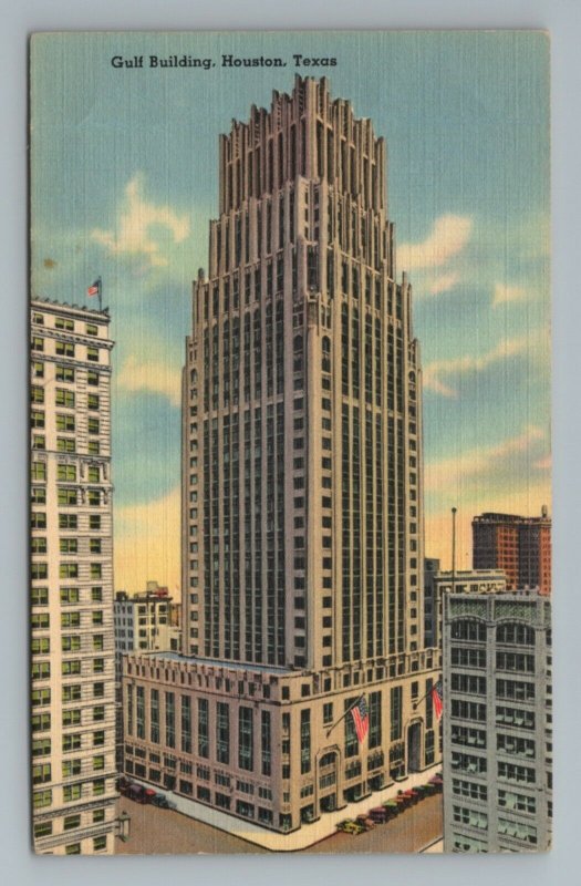 Gulf Building Houston Texas Vintage Postcard United States Texas
