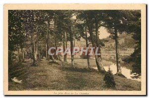 Old Postcard Pretty Rives du Lac Chamban