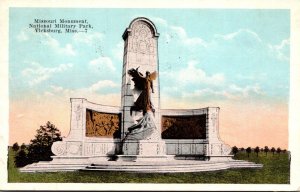 Mississippi Vicksburg Missouri Monument National Military Park 1924