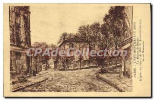 Postcard Old Paris Old Montmartre La Maison De Berlioz 1922 charcoal-Kosmann ...