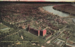 WASHINGTON D.C. VIEW SOUTHEAST FROM TOP OF WASHINGTON MONUMENT~1918 POSTCARD