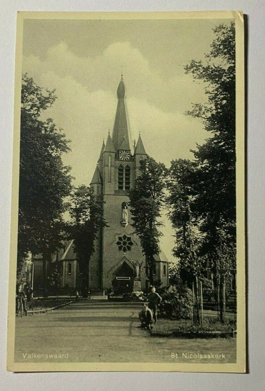 UNUSED PICTURE POSTCARD - ST NICOLAASKERK VALKENSWAARD (KK2477)