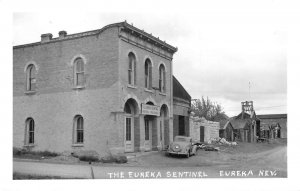 Eureka Nevada The Eureka Sentinel Print Publishing Real Photo Postcard AA82314