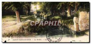 Old Postcard Saint Pair Sur Mer La Riviere