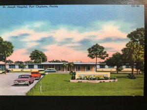 Vintage Postcard 1930-1945 St. Joseph Hospital Port Charlotte Florida
