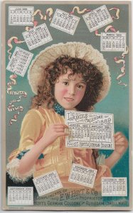 E.W. Hoyt & Co, Lowell, Ma Hoyt's German Cologne Advertising Card (49390)