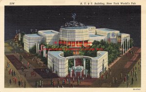 New York World's Fair 1939, A T & T Building at Night, Art Deco